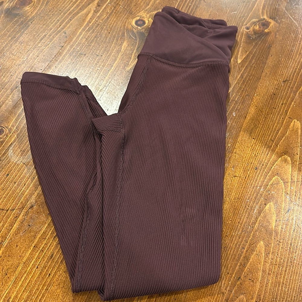 Athleta elation crossover rib 7/8 tight leggings